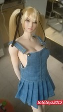 1/6 Scale Blue Strap Skirt Clothes Model Fit 12'' Female PH TBL Figure Body Toy