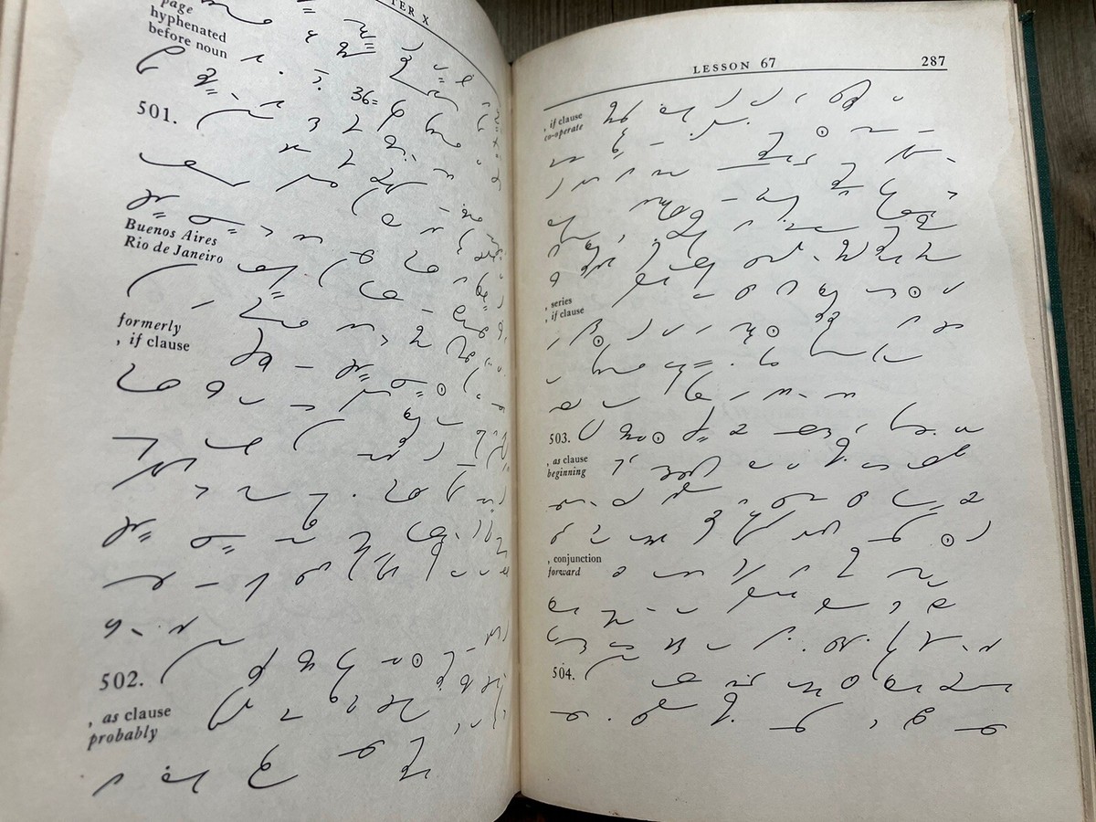 Vintage Books Gregg Shorthand Simplified Manual & Word List 1950