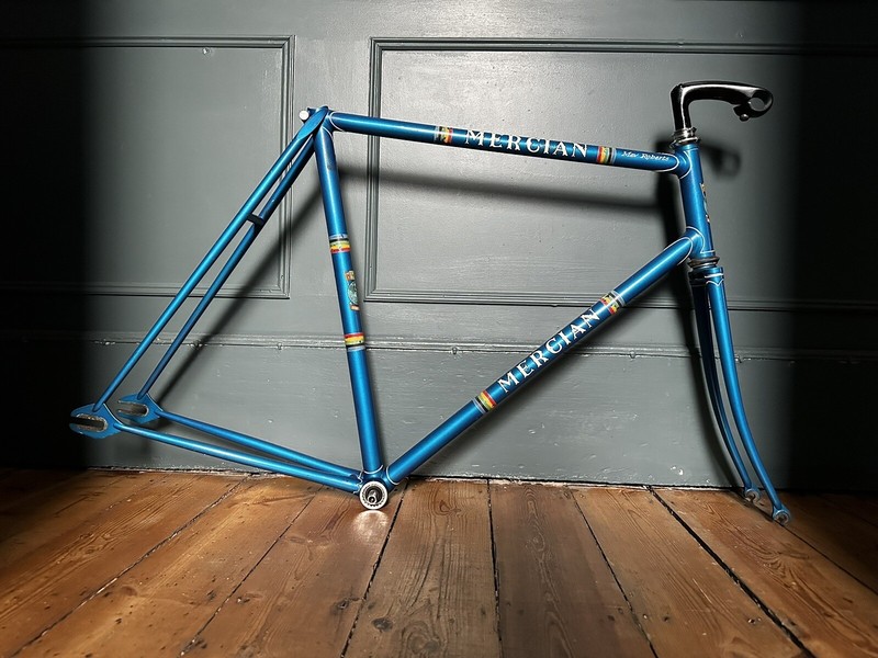 RARE Mercian Track Vigorelli 54cm Frame, Headset + BB + £100 ITM quill Stem.