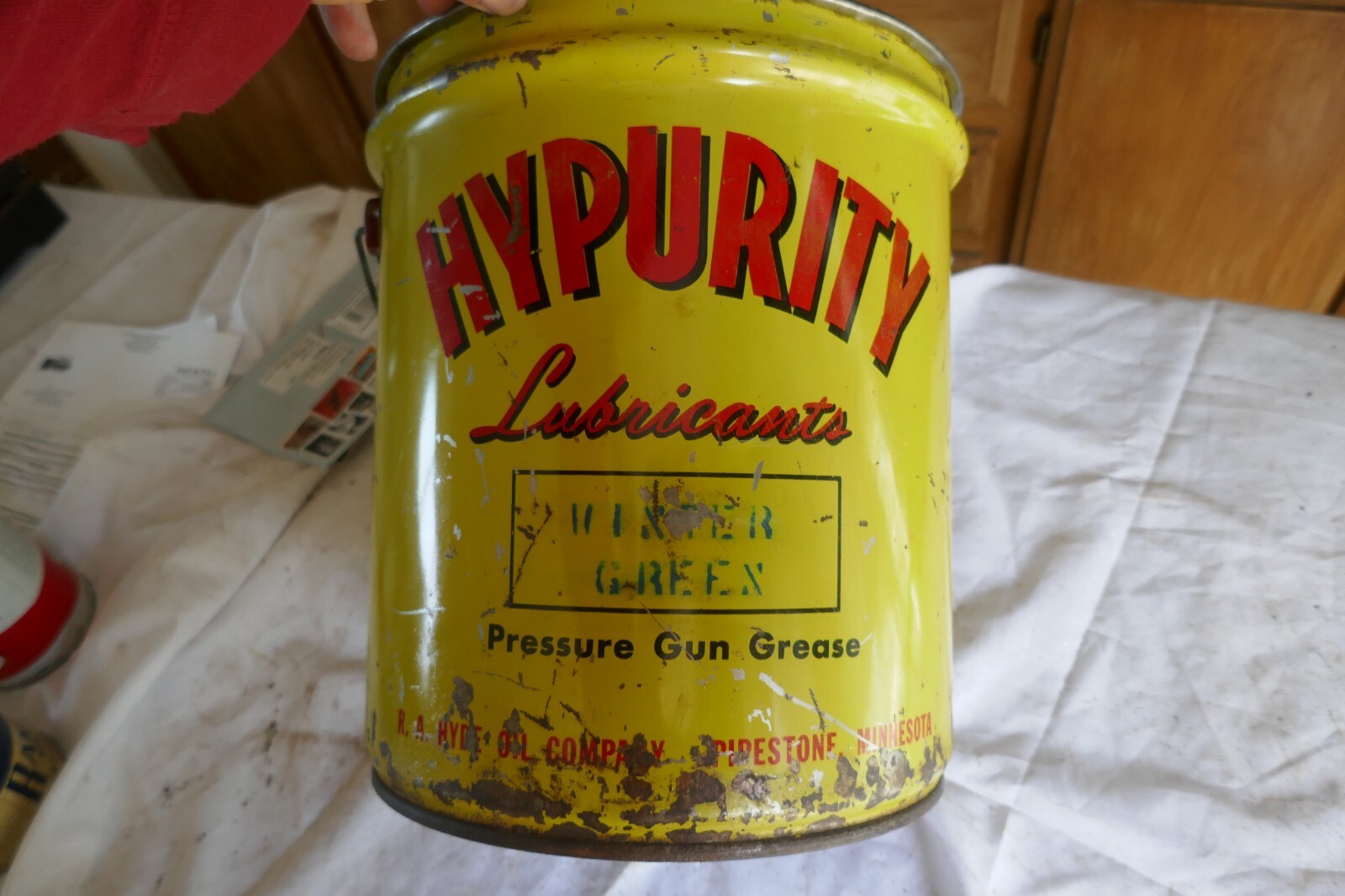 Vintage 5 Gallon Grease Oil Can Hypurity Only 1 on eBay! Lot 23-54-F-CH
