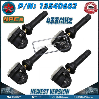 OEM GM TPMS Sensor (13540604) For Chevrolet GMC - 315MHz, Snap-On, No Programming Needed, 3-Year Warranty