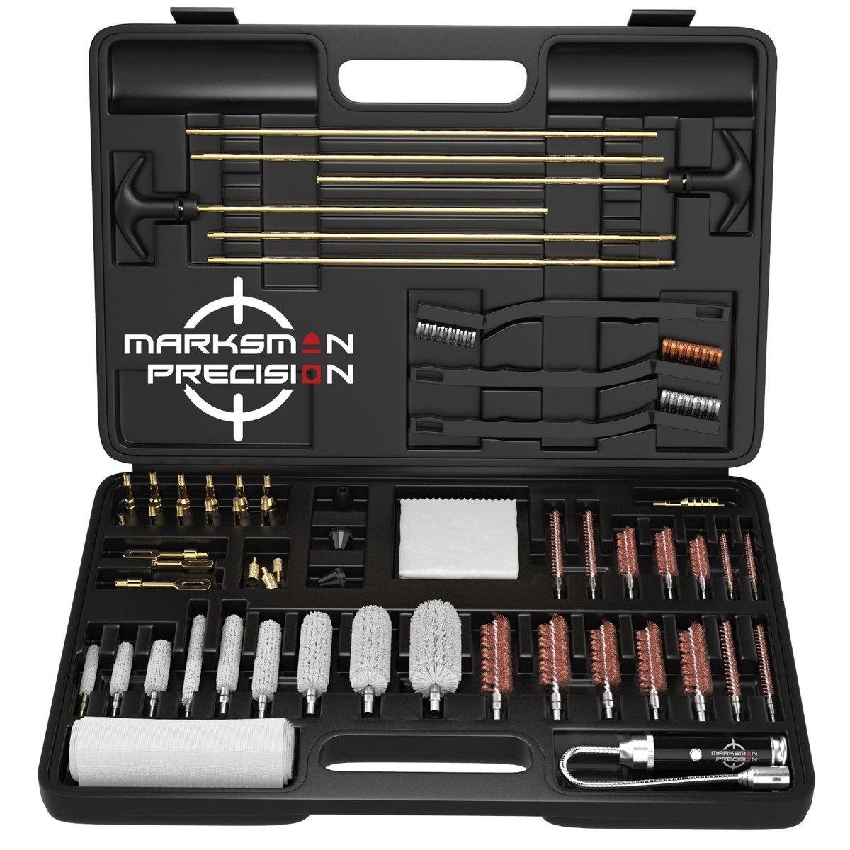 Marksman Precision Universal Gun Cleaning Kit - CNC Machined BRASS