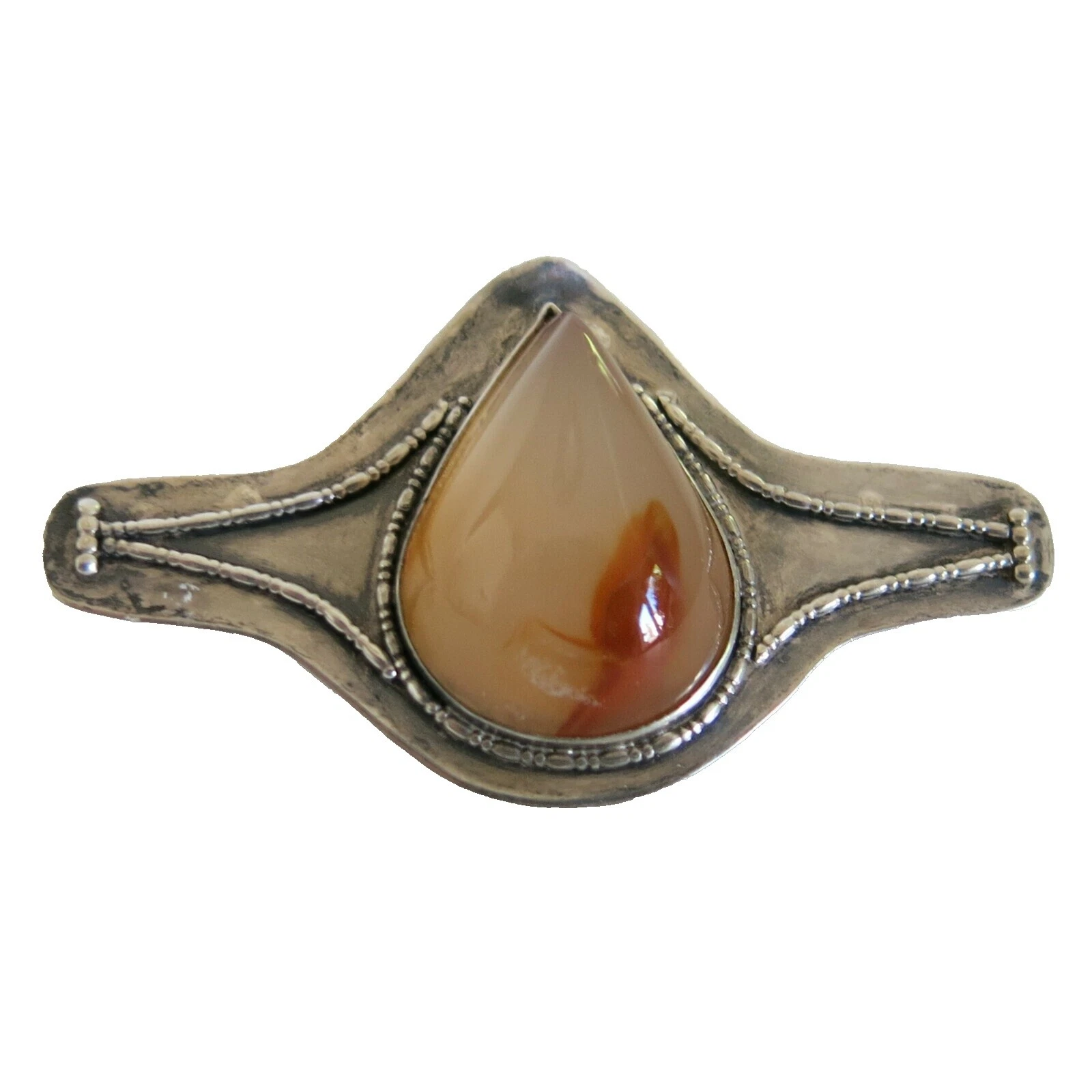 Corbata de Plata de Ley Ágata Broches y tachuelas para hombres