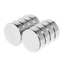 3/4 x 1/4 Inch Neodymium Rare Earth Disc Magnets N42 (8 Pack)