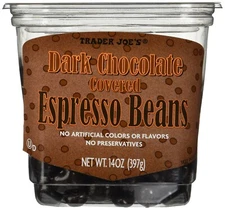 ⚡️ Trader Joe's Dark Chocolate Covered Espresso Beans FREE SHIP ❤️