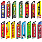 Auto Car Parts Windless Swooper Full Curve Flag Auto Parts Mechanic Flags