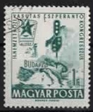 1962. Hongrie. Congrès d'espéranto IFEF Responsables ferroviaires. N°1494.
