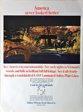 Libbey Owens Ford Print Ad Glass Manufacturing Company Vintage 1960s