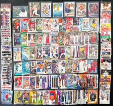 HUGE Sports CARD LOT! Jersey AUTO RC PRIZM Lebron James, Mahomes, Tom Brady!