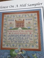 Margaret & Margaret Inc "House On A Hill Sampler" Cross Stitch Pattern (#185)