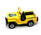S Matchbox Lesney Superfast 38 Jeep, II Sleet-n-Snow base, yellow, label, mint!