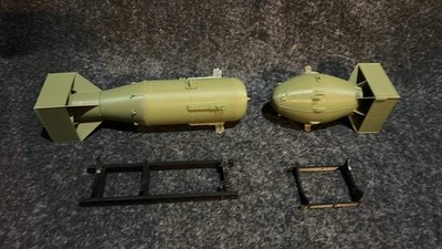 Fat Man Atomic Nuke, 1/12 Scale 3D Printed, Free Shipping