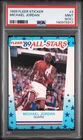 1989 Fleer Sticker #3 Michael Jordan PSA 9 oc MINT Bulls