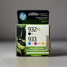 HP 932XL/933 N9H62FN Cyan/Black/Magenta/Yellow Ink Cartridge Exp DEC 2026