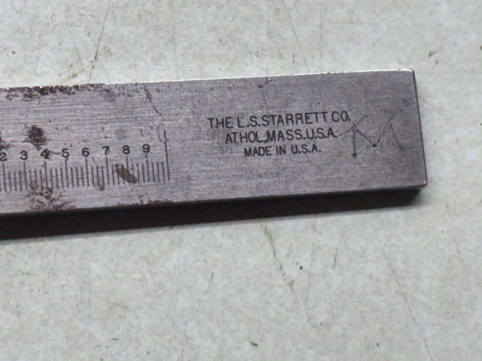 STARRETT & MITUTOYO Vernier Calipers Vintage Machinist Tools - Image 3 of 4