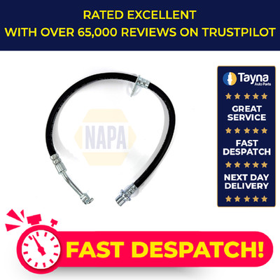 Brake Hose fits HONDA CIVIC 1.0 Rear Right 17 to 22 Hydraulic NAPA 01466TGNG01