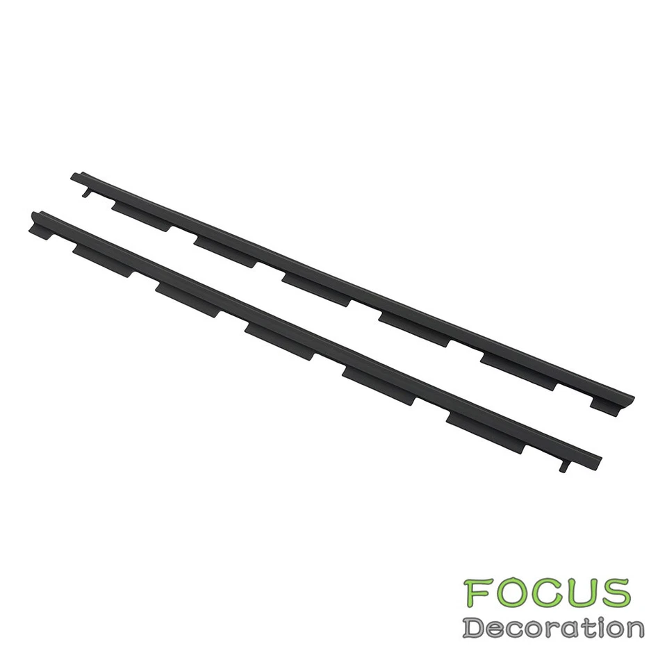 Juego de pares de sellos de barrido de ventana delantera exterior para camioneta Chevy GMC Foto 4 de 4