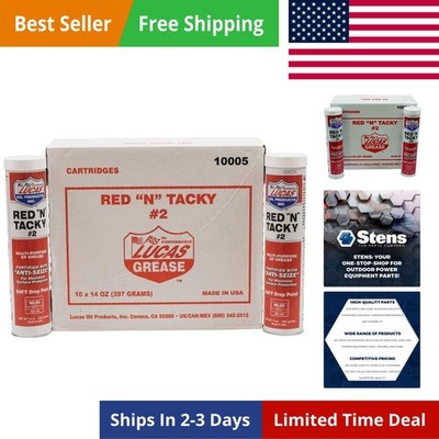 Stens Red N Tacky Grease, 10 Pack
