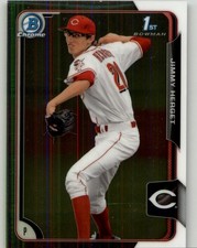 2015 Bowman Draft Jimmy Herget Chrome #30 Cincinnati Reds