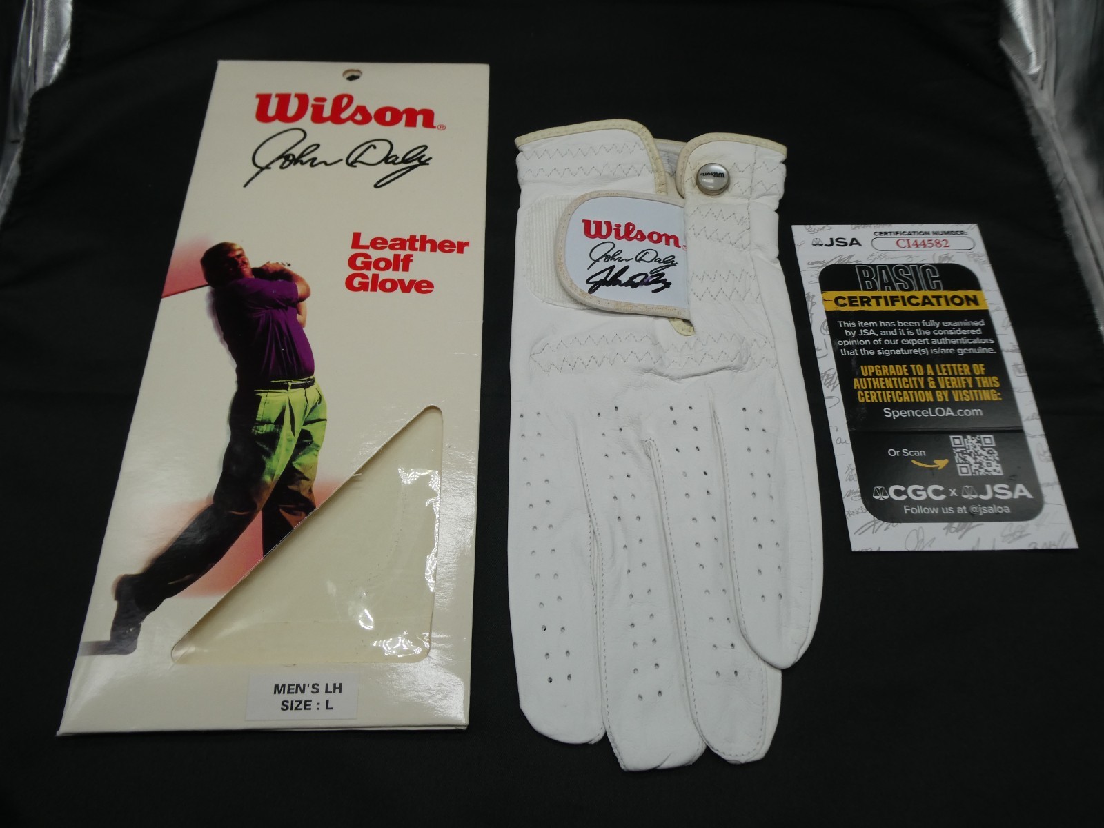 John Daly Autographed Signed Hand Wilson Brand Golf Glove JSA #CI44582 NEW PGA 