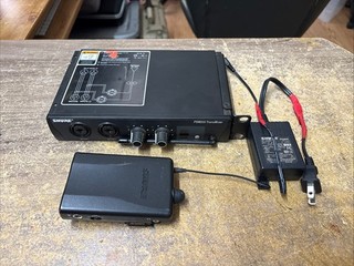 Shure Psm200 Transmitter & Receiver With Body Pack Complete IEM Ear Monitors Kit