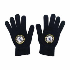 Chelsea FC Childrens/Kids Knitted Gloves BS2976 