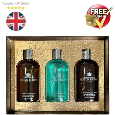 Molton Brown Woody & Aromatic Shower Gel Body Care Gift Set Boxed Christmas Gift