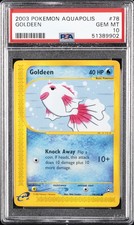 2003 POKEMON AQUAPOLIS #78 GOLDEEN PSA 10 on eBay