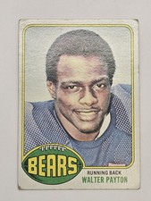1976 Topps #148 Walter Payton RC Rookie Chicago Bears NFL Football Card. rookie card picture