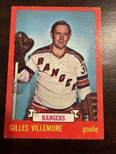 1973-74 Gilles Villemure O-Pee-Chee hockey card - #119 - New York Rangers
