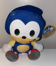 Sonic The Hedgehog Big Head 10” Toy Factory Plush Clean NWT