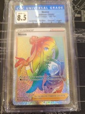 Nessa 196/185 Vivid Voltage Rainbow Secret Rare Pokemon CGC 8.5 NM-MINT on eBay