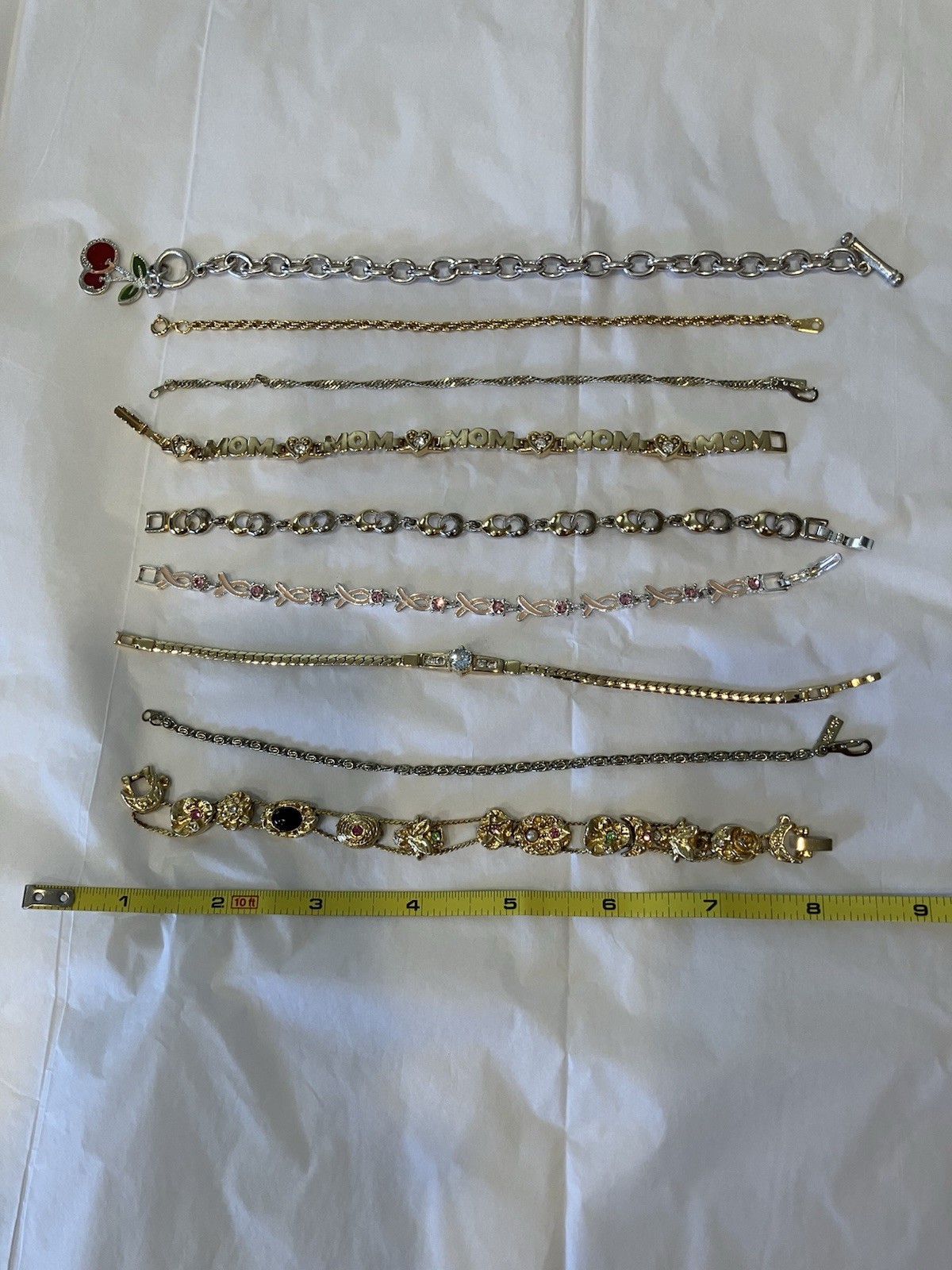 Assorted Chain and Link Bracelets Collection - image 1