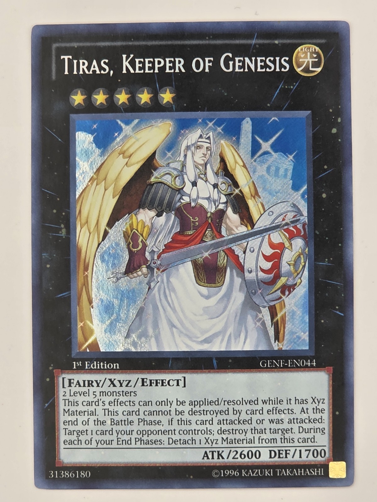 Tiras, Keeper of Genesis - Secret Rare - GENF-EN044 - 1st Edition LP