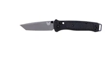 Benchmade Bailout Tanto Folding Knife, Black - 537GY