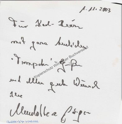 Original autograph Charlott & Jürgen Wendling // autograph autograph sig 307218