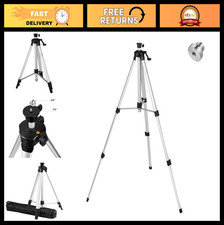 Adjustable 60-Inch Aluminum Alloy Laser Tripod with Bubble Level  5/8"-11 Adapt