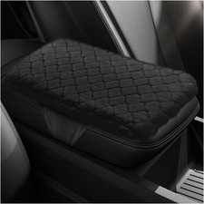 Car Center Console Cover Breathable Car Arm Rest Protector Black Comfortable
