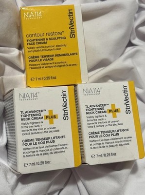(3) =1 X StriVectin Tightening & Sculpting Face 2 X Tightening Neck Cream Boxed
