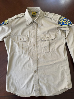 #ad Vintage CHP California Eureka Highway Patrol Uniform Tan Propper Mens amp; Patches $99.87