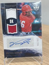 2018 Panini Diamond Kings - Rookie Materials Signatures Victor Robles #RMS-VR
