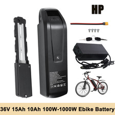 36V 10Ah 15Ah Electric Bike Lithium Battery Ebike Battery w/Charger Lockable