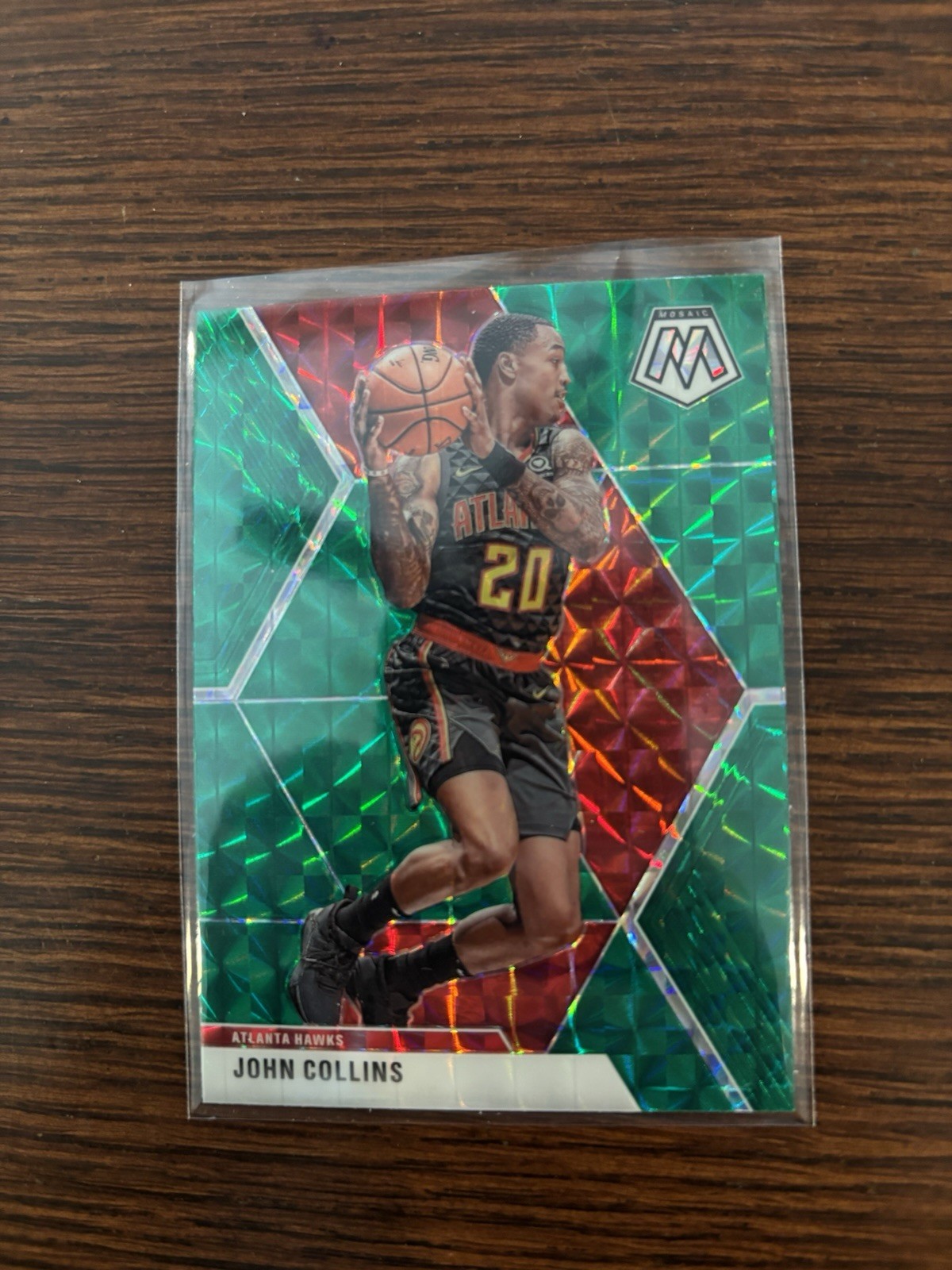 2019-20 Panini Mosaic - John Collins #192 Green Prizm