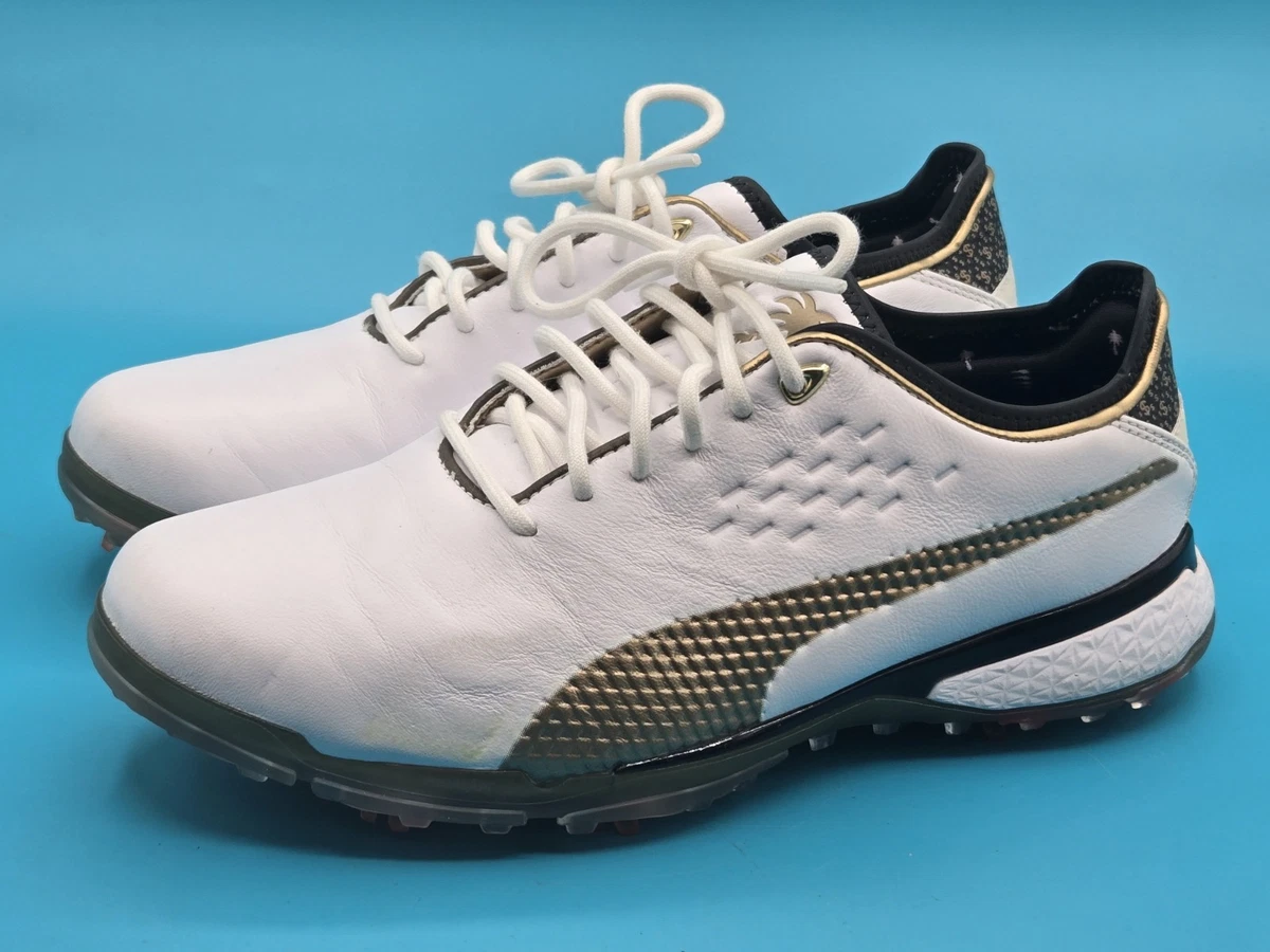 PUMA X‎ Ptc Proadapt Gold 194705-01 Golf Shoes Mens Size 7 Palm Tree Crew $$$ Puma Golf Classic G X Palm Tree Crew Spikeless Shoes  main image 3