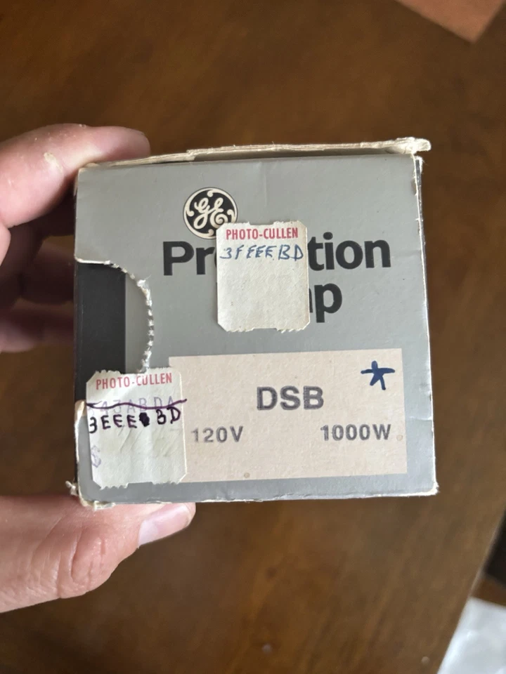 DSB 投影灯 投影灯泡 120v 1000w, NOS G.E. 品牌 — 第 2/4 张图片