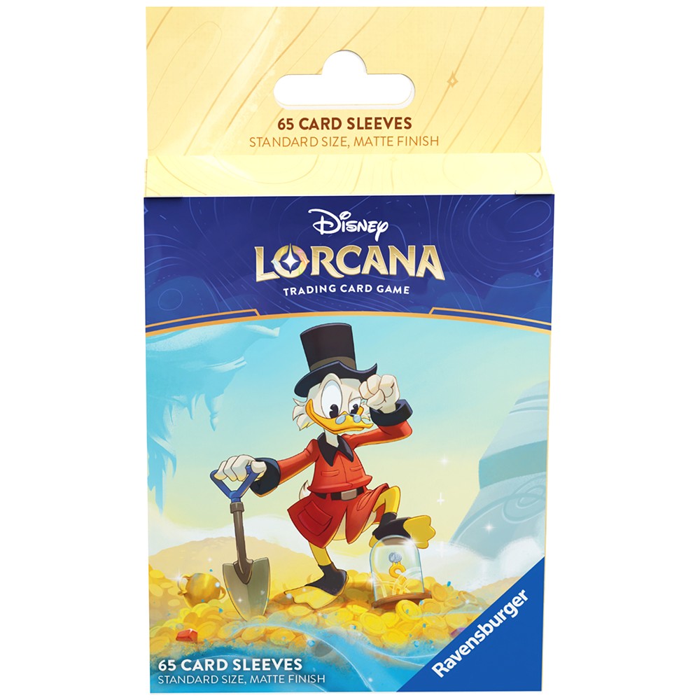 Disney Lorcana Card Sleeves Scrooge McDuck Design 65 Pack