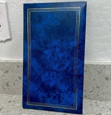 Vtg 80s 12”x 7” Blue Pioneer Slide in Photo Album Holds 90 3.5x5 Photos Ps35