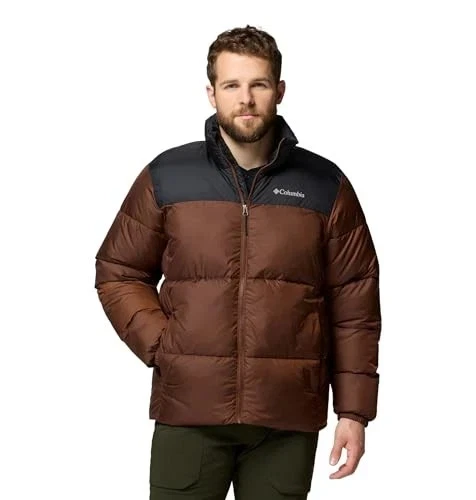 Columbia Puffer Jacket Brown Coats, Jackets & Vests for Men for