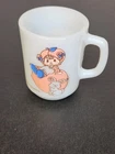 STRAWBERRY SHORTCAKE APRICOT N HOPSALOT MUG FIRE KING VINTAGE Anchor Hocking USA