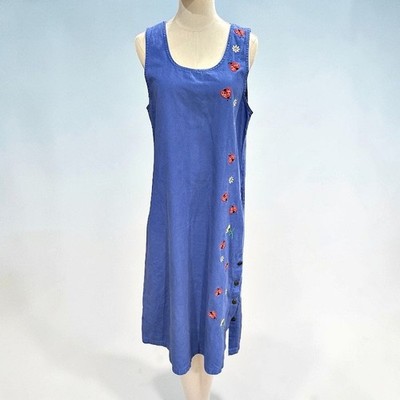 blue dress for baby girl Vintage 90s Denim Teacher Dress with Angel Applique  Shopexile
